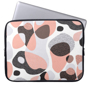 Natürliche Formen: Geometrische Nahtlose Textur. Laptopschutzhülle