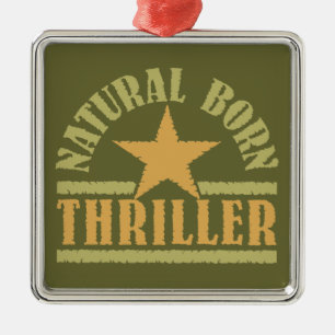 Natürliche Geborene Thriller-Dekoration Silbernes Ornament