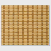 Natürliche gesponnene Flechtweide Geschenkpapier (Flach)