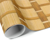 Natürliche gesponnene Flechtweide Geschenkpapier (Rolleneckpunkt)