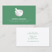 Natürliche Gesundheit, Heiler Mortar und Peston au Visitenkarte (Vorne/Hinten)