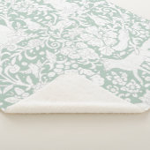 Natürliche, grün Zeichnend Waldtiere Sherpadecke (3/4)