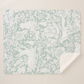 Natürliche, grün Zeichnend Waldtiere Sherpadecke (Vorderseite (Horizontal))