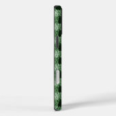 Natürliche grüne Karierte Kunsthandwerkskreuze Case-Mate iPhone Hülle (Rückseite / Rechts)