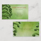 Natürliche, grüne Visitenkarte (Vorne/Hinten)