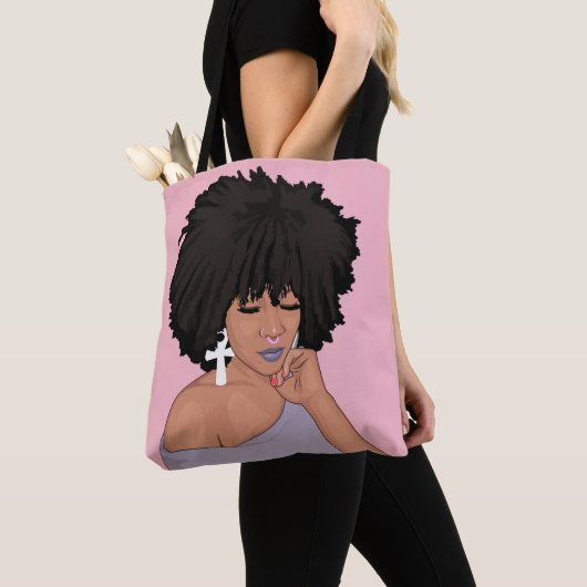 Natürliche Haarafro-Drehungs-heraus Diva Tasche (Von Nahem)