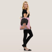Natürliche Haarafro-Drehungs-heraus Diva Tasche (Am Model)