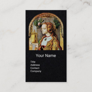 NATÜRLICHE HAARSCHÖNHEIT, KOSMETIKMONOGRAMM Schwar Visitenkarte