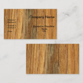 Natürliche hölzerne berufliche Geschäfts-Karten Visitenkarte (Vorne/Hinten)