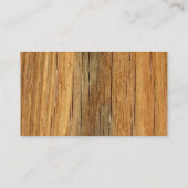 Natürliche hölzerne berufliche Geschäfts-Karten Visitenkarte (Rückseite)