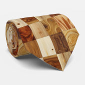 Natürliche Holzhalsschleife Krawatte (Gerollt)