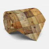Natürliche Holzhalsschleife Krawatte (Gerollt)