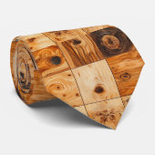 Natürliche Holzhalsschleife Krawatte (Gerollt)