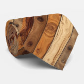 Natürliche Holzhalsschleife Krawatte (Gerollt)