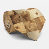 Natürliche Holzhalsschleife Krawatte (Gerollt)
