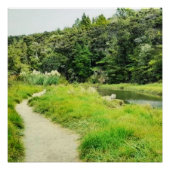 Natürliche Kakamatura-Strecke entlang des Lagune-F Poster (Vorderseite)