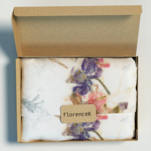 Natürliche Kraft Blumenblättrige Rose Iris Rose ro Geschenkpapier