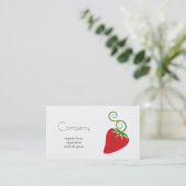 Natürliche Lebensmittelgeschäft-Visitenkarte Visitenkarte (Stehend Vorderseite)