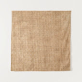 natürliche Leinenstruktur als Background-Bagging, Wandteppich (Vorderseite (Horizontal))