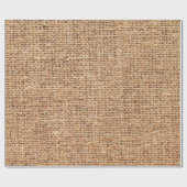 Natürliche Leinenstruktur als Hintergrund Geschenkpapier (Flach)