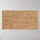 Natürliche Leinenstruktur als Hintergrund Poster (Vorne)