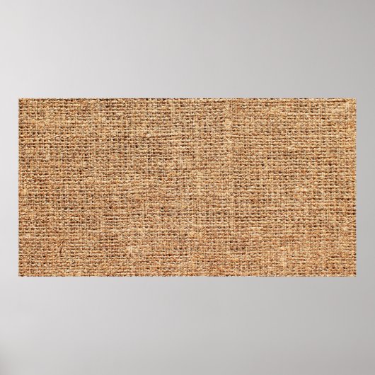 Natürliche Leinenstruktur als Hintergrund Poster (Vorne)