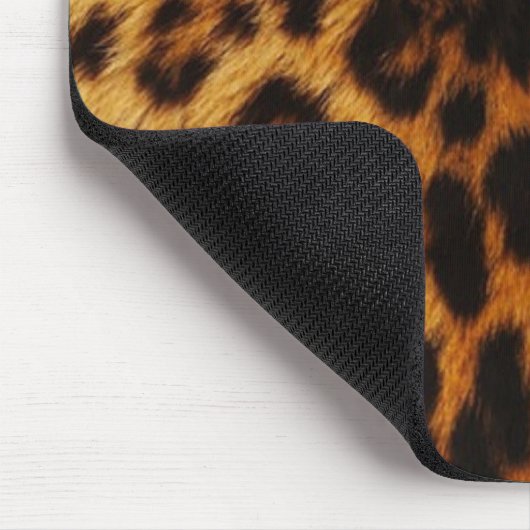 Natürliche Leopard-Stellen Mousepad (Ecke)