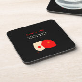 Natürliche LIEBE Untersetzer aus hartem Kunststoff (Linke Seite)