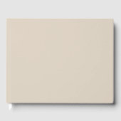 Natürliche Linde Farbe Gästebuch (Vorderseite)