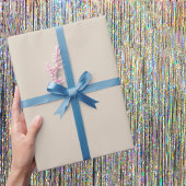 Natürliche Linde Farbe Geschenkpapier
