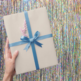 Natürliche Linde Farbe Geschenkpapier