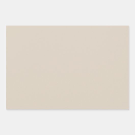 Natürliche Linde Farbe Geschenkpapier Set (Vorderseite 3)