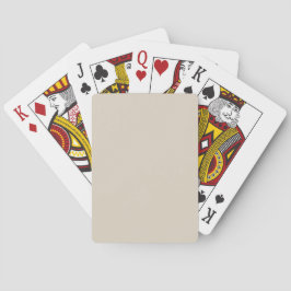 Natürliche Linde Farbe Spielkarten