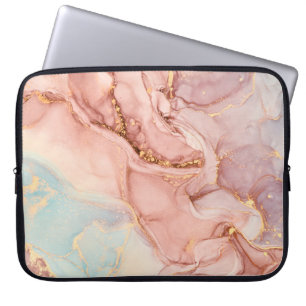 Natürliche Luxus-Abstraktkunst Fluid Art Malerei i Laptopschutzhülle