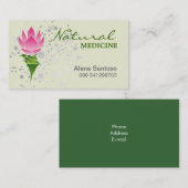 Natürliche Medizin Visitenkarte (Vorne/Hinten)