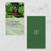 Natürliche Medizin Visitenkarte (Vorne/Hinten)