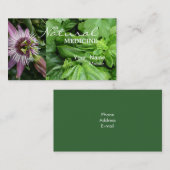 Natürliche Medizin Visitenkarte (Vorne/Hinten)