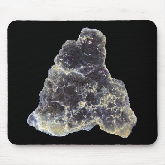 Natürliche Muscovite Mica Mineral Rock Fotografie Mousepad (Vorne)