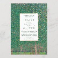 Natürliche Nouveau Hochzeits-Einladungen