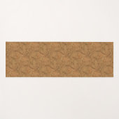 Natürliche Rauch-Korken-Barken-hölzerner Yogamatte (Vorderseite (Horizontal))