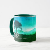 Natürliche Reiki Master Yoga Meditor Tasse (Vorderseite Links)