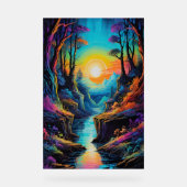 natürliche Reise Acrylschild (Vorderseite)