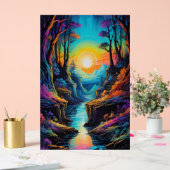 natürliche Reise Acrylschild (Hochzeit)