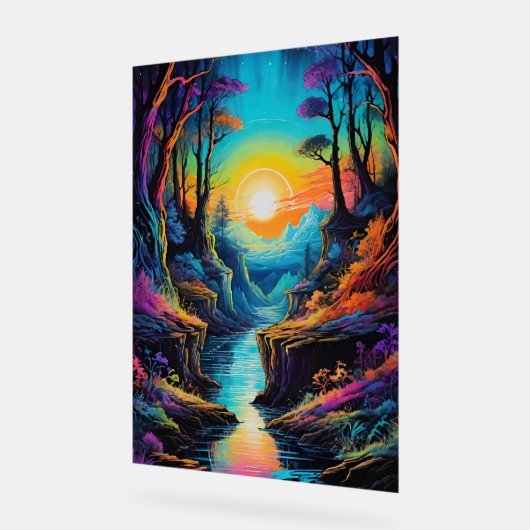 natürliche Reise Acrylschild (Winkel)