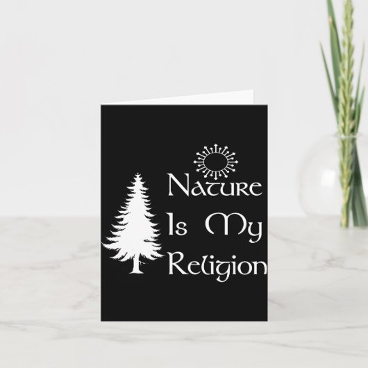 Natürliche Religion  Karte (Vorderseite)