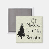 Natürliche Religion Magnet (Vorderseite/Rückseite)