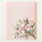 Natürliche Rose Essenzielle Öle Wasserfarben Planer (Rückseite)