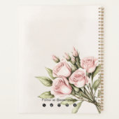 Natürliche Rose Essenzielle Öle Wasserfarben Planer (Rückseite)