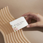 Natürliche Rose Essenzielle Öle Wasserfarben Visitenkarte