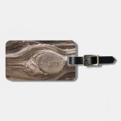 Natürliche rustikale Pinienwälder knöcheln Nah-up- Gepäckanhänger (Vorderseite horizontal)